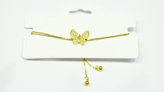 PULSERA ACERO DORADO