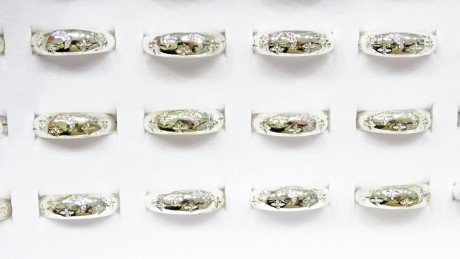ANILLO ACERO BLANCO