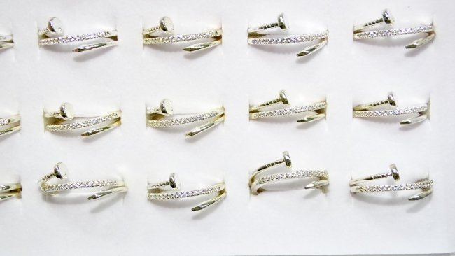 ANILLO ACERO BLANCO