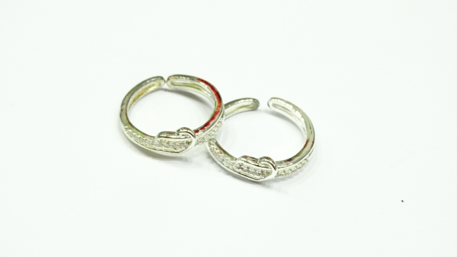 ANILLO ACERO BLANCO