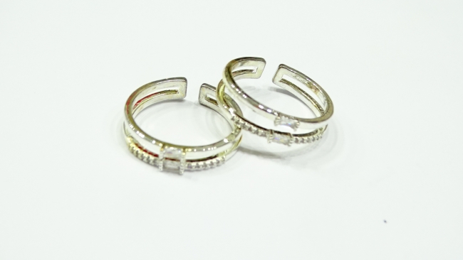 ANILLO ACERO BLANCO