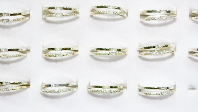 ANILLO ACERO BLANCO