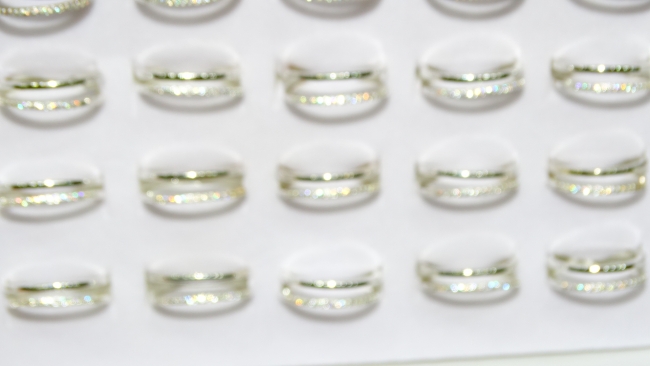 ANILLO ACERO BLANCO