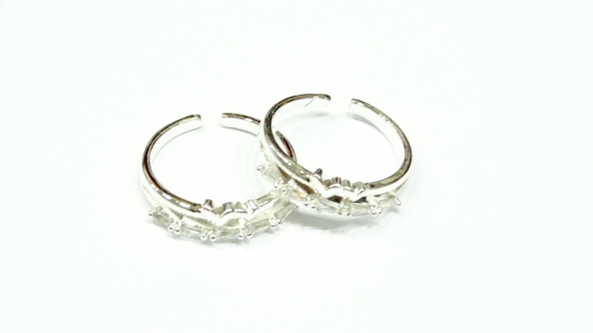 ANILLO ACERO BLANCO