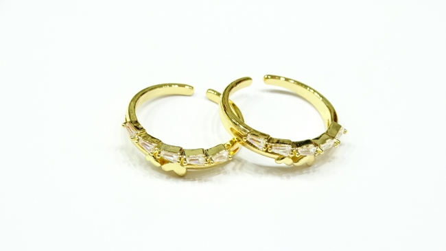 ANILLO ACERO DORADO