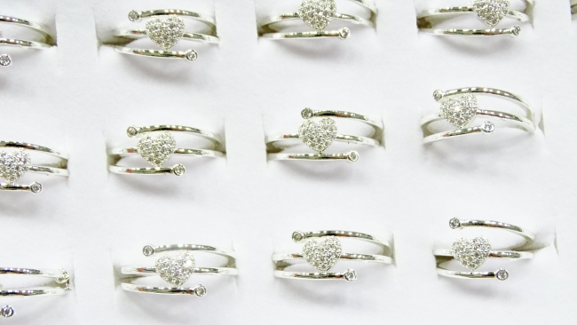 ANILLO ACERO BLANCO