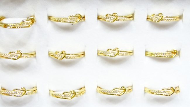 ANILLO ACERO DORADO