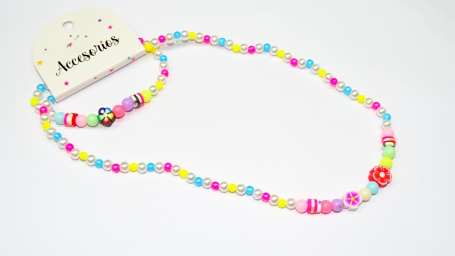 CONJUNTO INFANTIL PERLAS Y FIMO