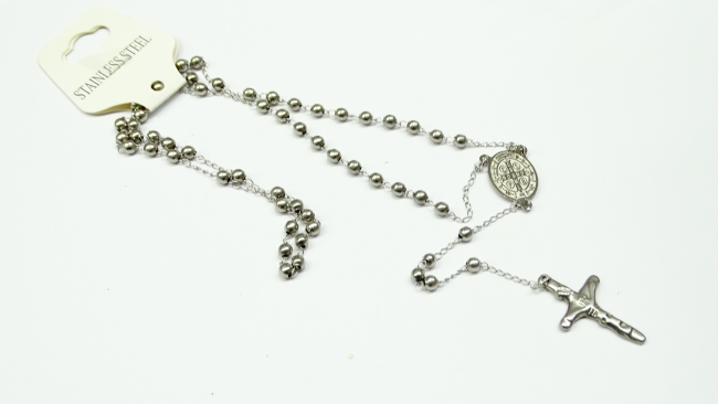ROSARIO ACERO 40 CM 