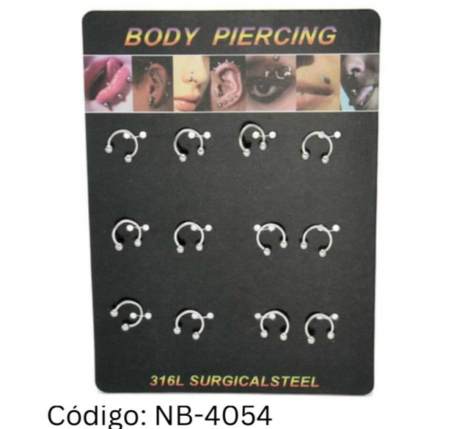 AROS ACERO PIERCING 3MM-
