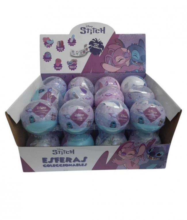 ESFERAS COLECCIONABLES CON SORPRESA STITCH 