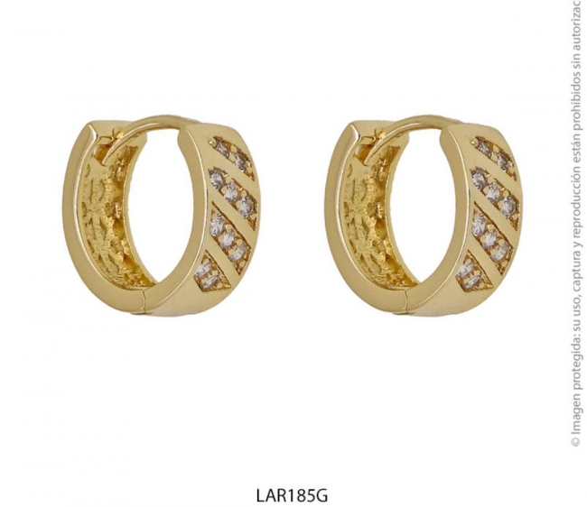 AROS ACERO DORADO