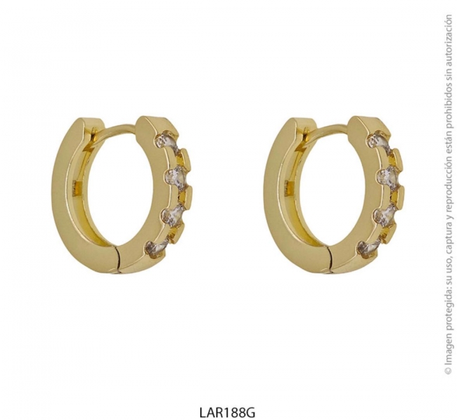 AROS ACERO DORADO