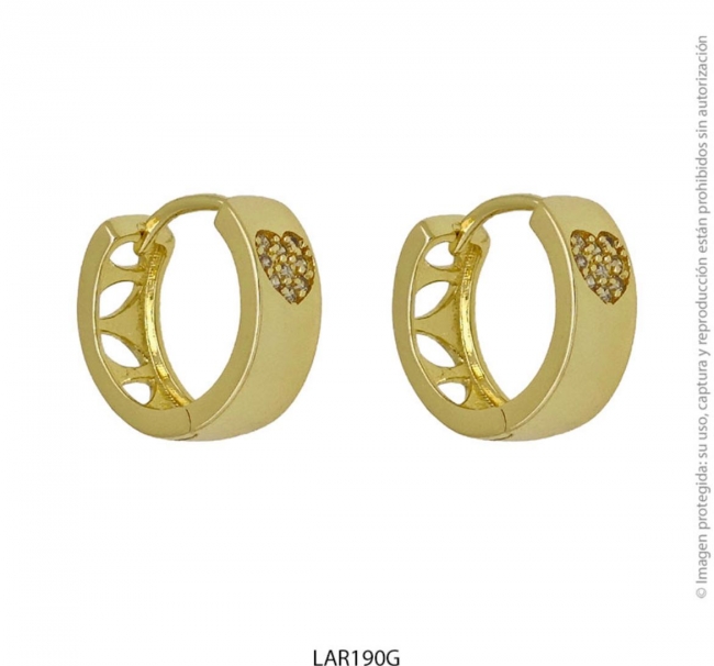 AROS ACERO DORADO