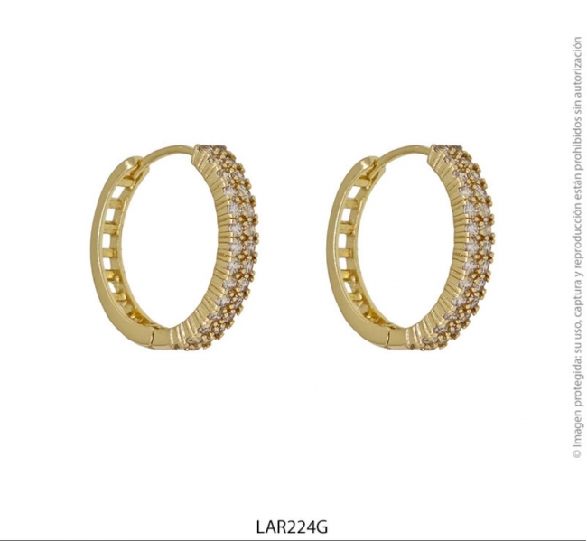 AROS ACERO DORADO