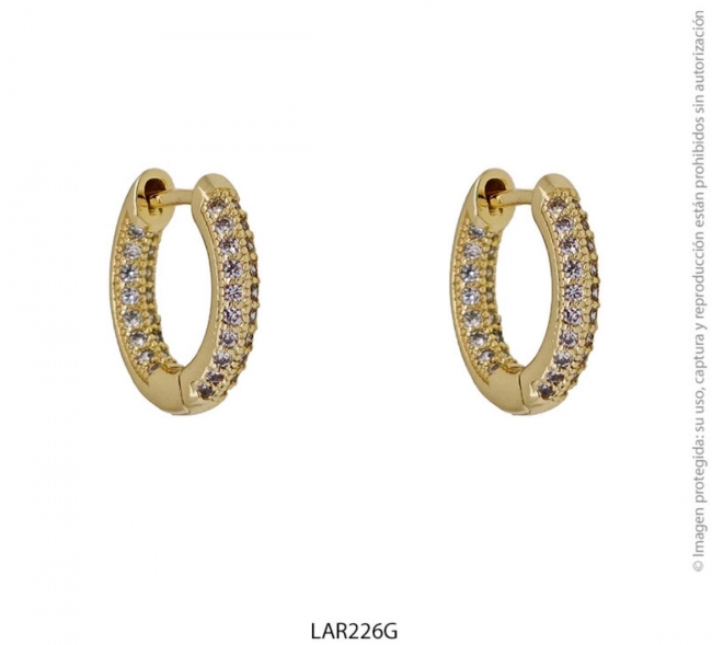 AROS ACERO DORADO