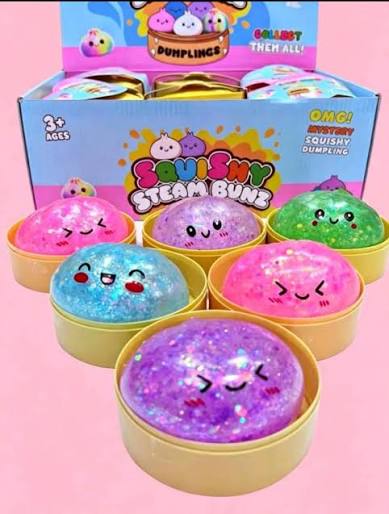 MINI SQUISHY DUMPLING GLITTER MINI CARITA