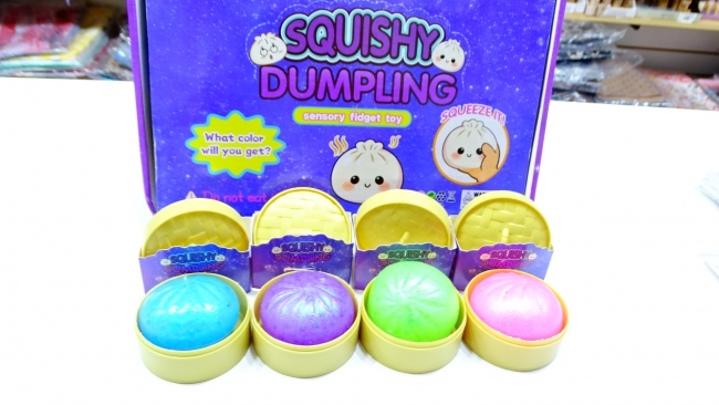 MINI SQUISHY DUMPLING GLITTER LISO 