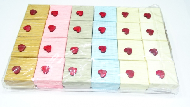 CAJAS PARA REGALO 5X5 CM X 24 UNIDADES