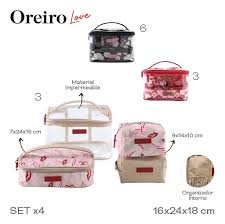 PORTACOSMETICOS OREIRO LOVE