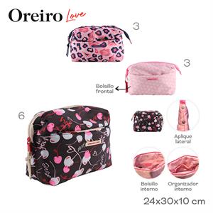 PORTACOSMETICOS OREIRO LOVE