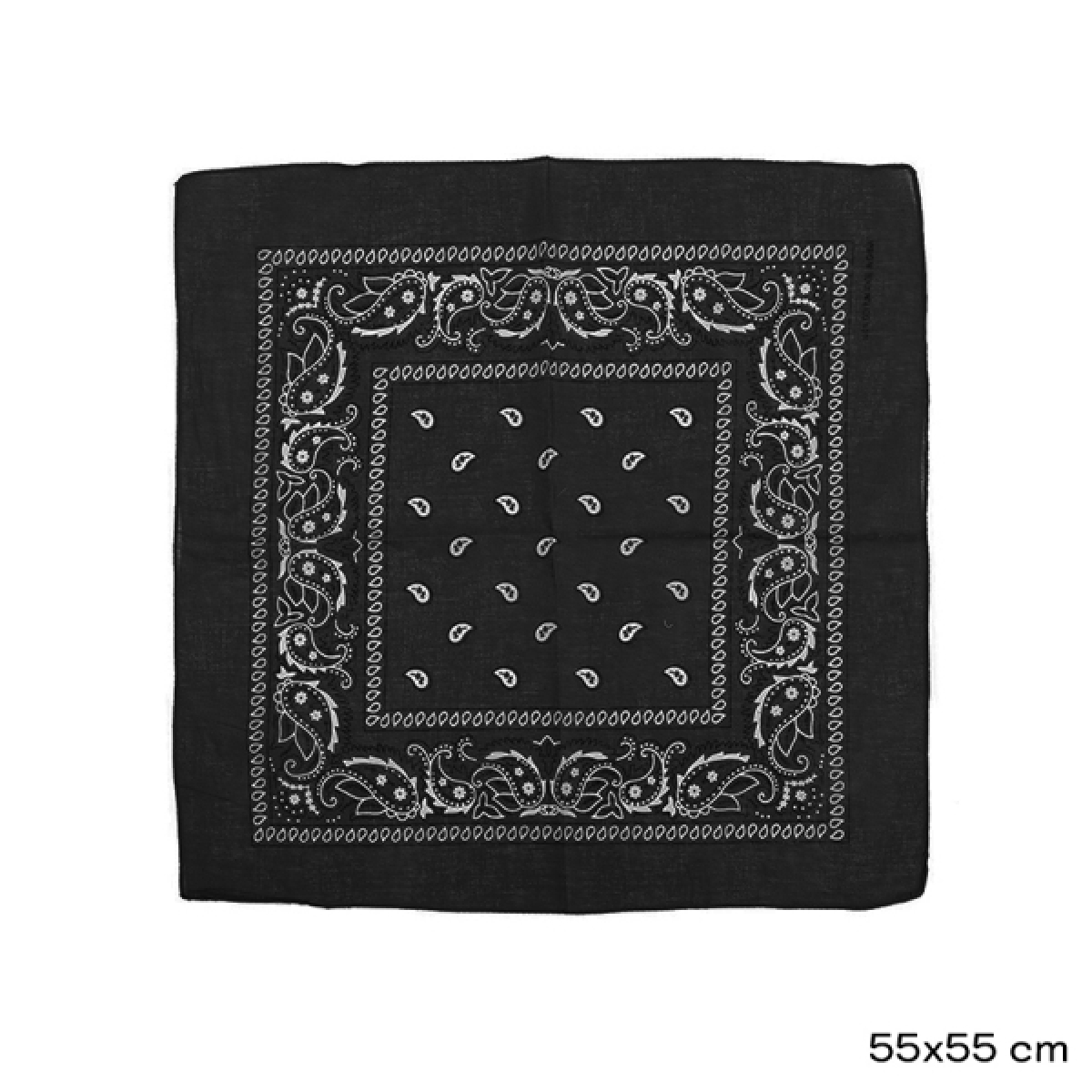PAÑUELO BANDANA NEGRO 