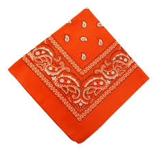 PAÑUELO BANDANA NARANJA