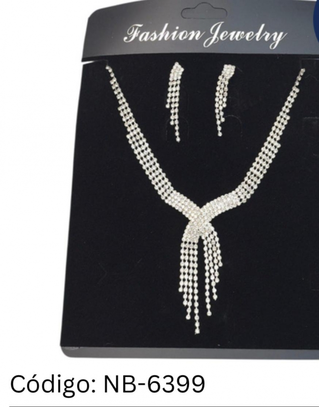 SET COLLAR STRASS