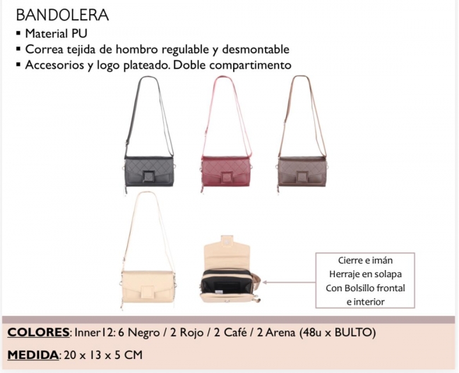 BANDOLERA PU LA CHAPELLE