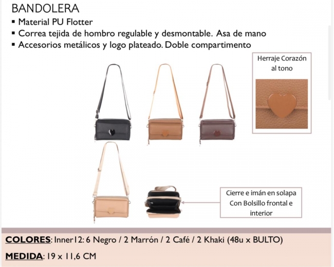 BANDOLERA PU FLOTTER LA CHAPELLE