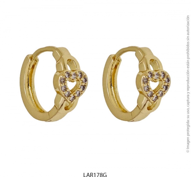 AROS ACERO DORADO