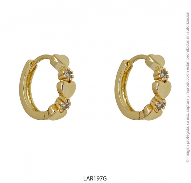 AROS ACERO DORADO
