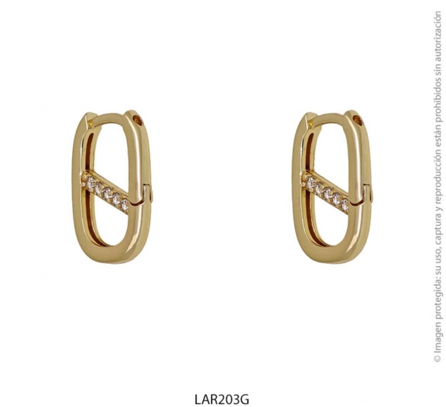 AROS ACERO DORADO