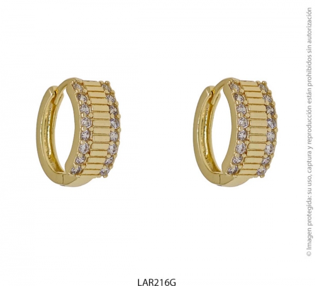 AROS ACERO DORADO