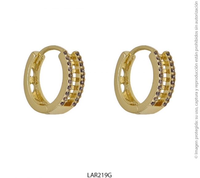 AROS ACERO DORADO