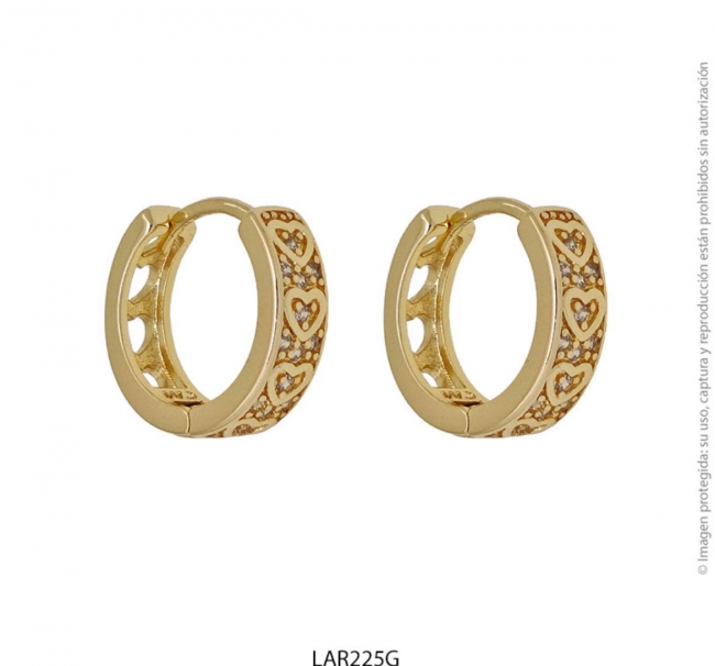 AROS ACERO DORADO