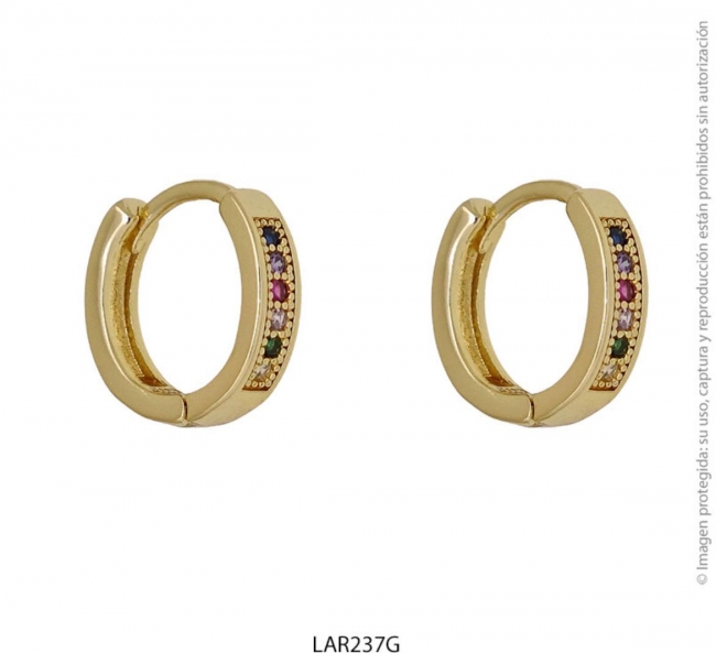 AROS ACERO DORADO