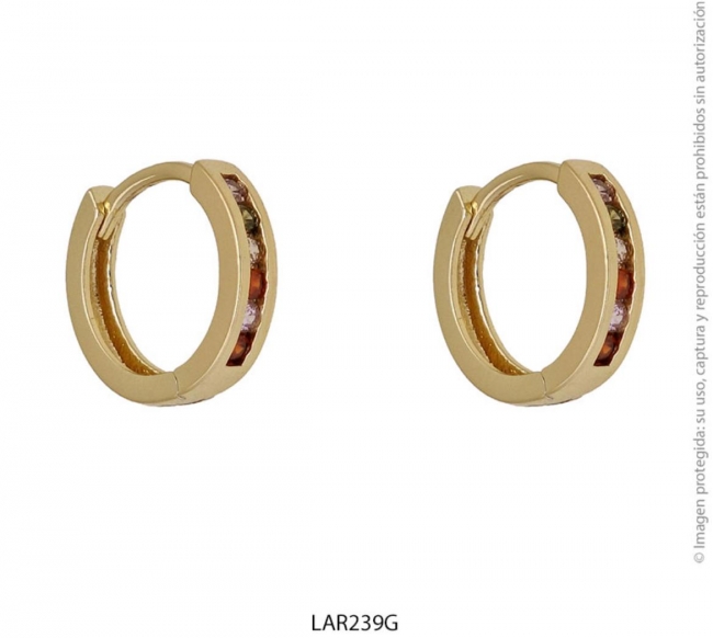 AROS ACERO DORADO