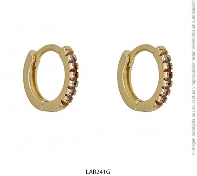 AROS ACERO DORADO