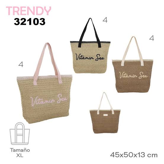 BOLSO DE PLAYA TRENDY