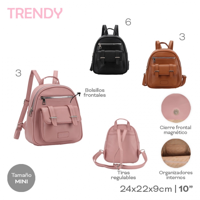 MOCHILA TRENDY 
