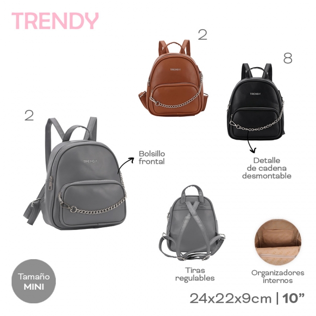 MOCHILA TRENDY 