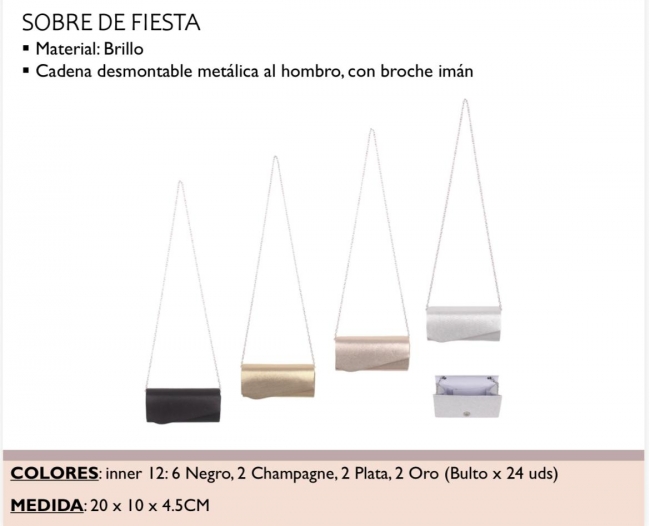 SOBRE DE FIESTA CHAPELLE 