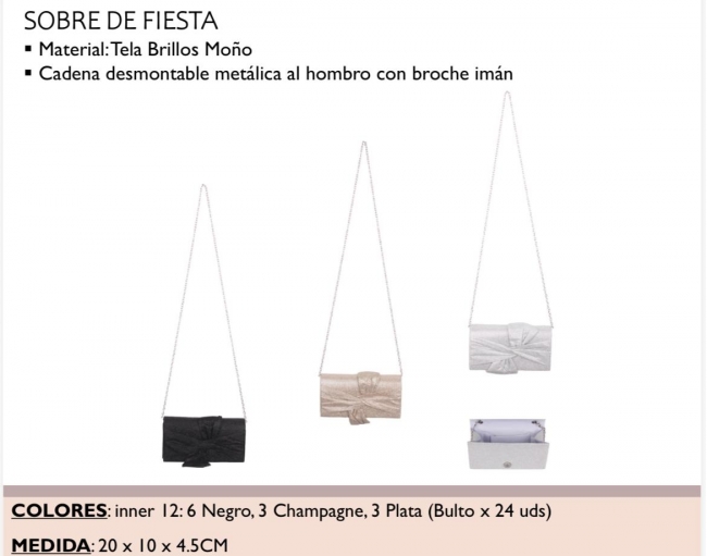 SOBRE DE FIESTA CHAPELLE