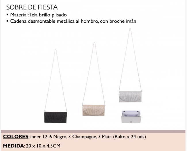 SOBRE DE FIESTA CHAPELLE