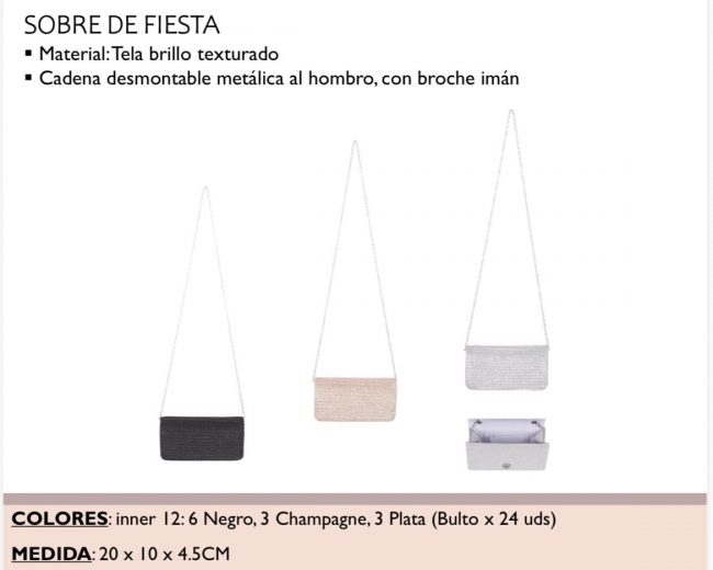 SOBRE DE FIESTA CHAPELLE