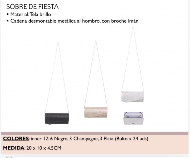 SOBRE DE FIESTA CHAPELLE