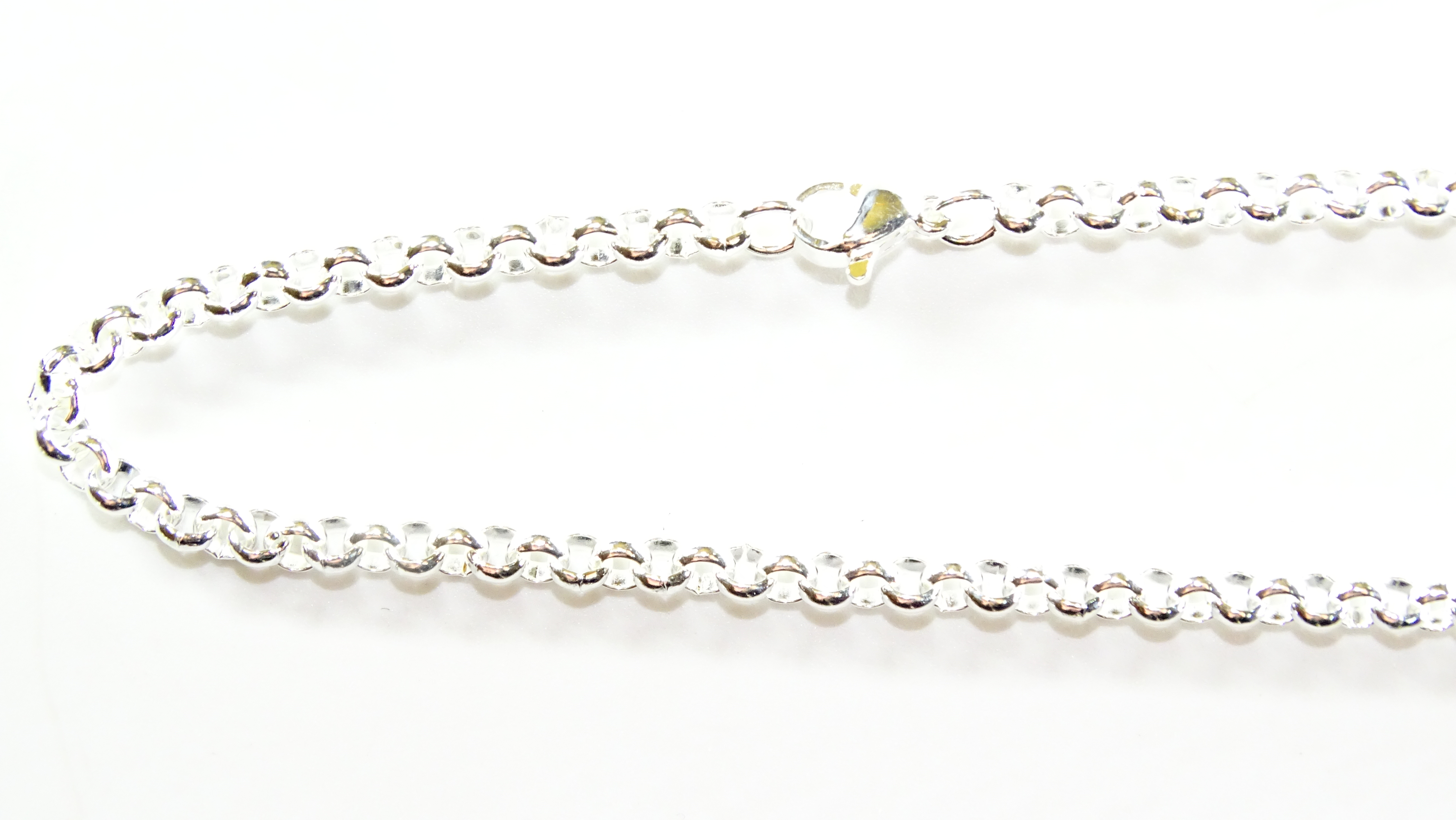 CADENA ACERO BLANCO 55 CM -