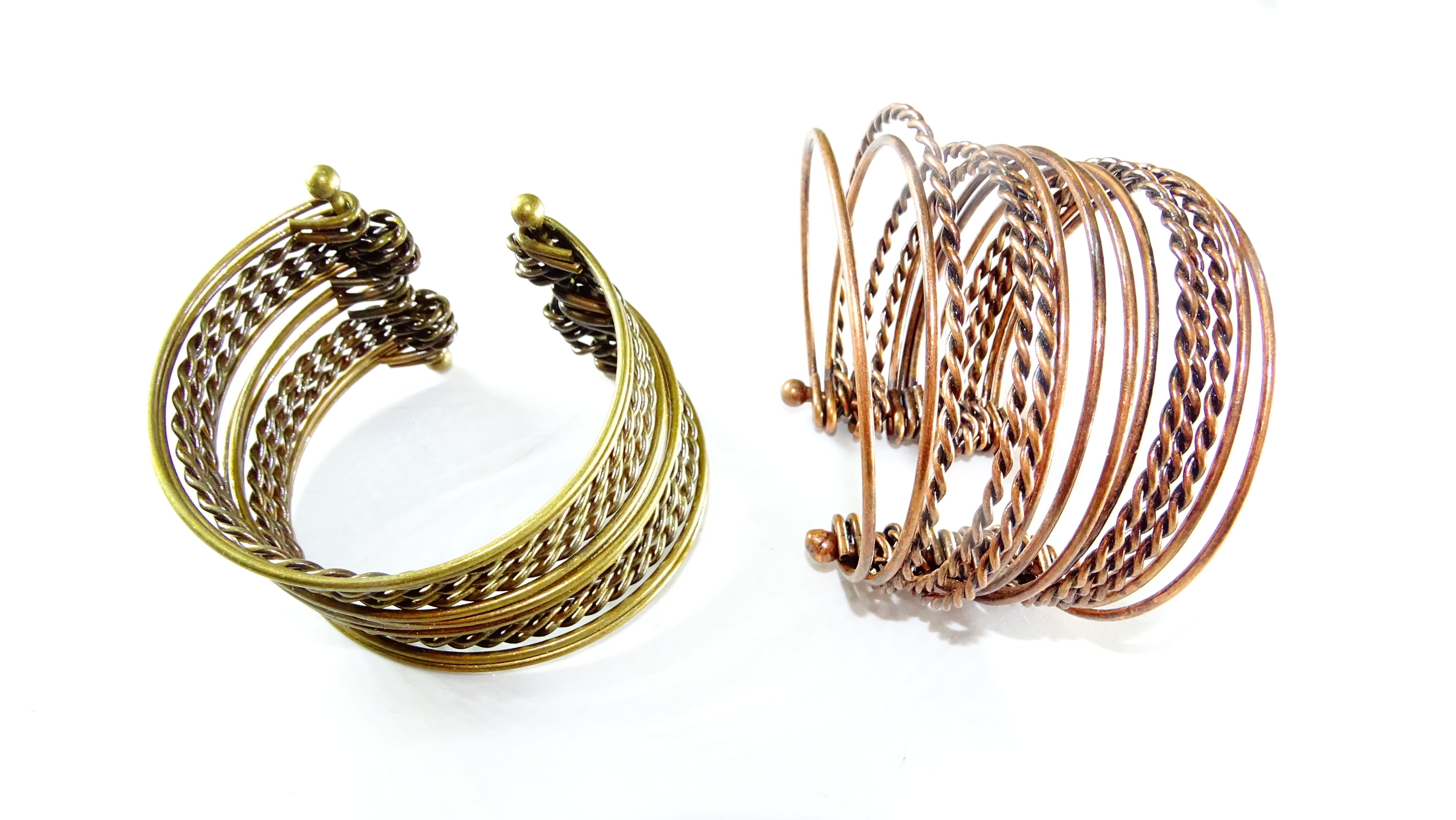 BRAZALETE ONDAS BRONCE O COBRE+++//+