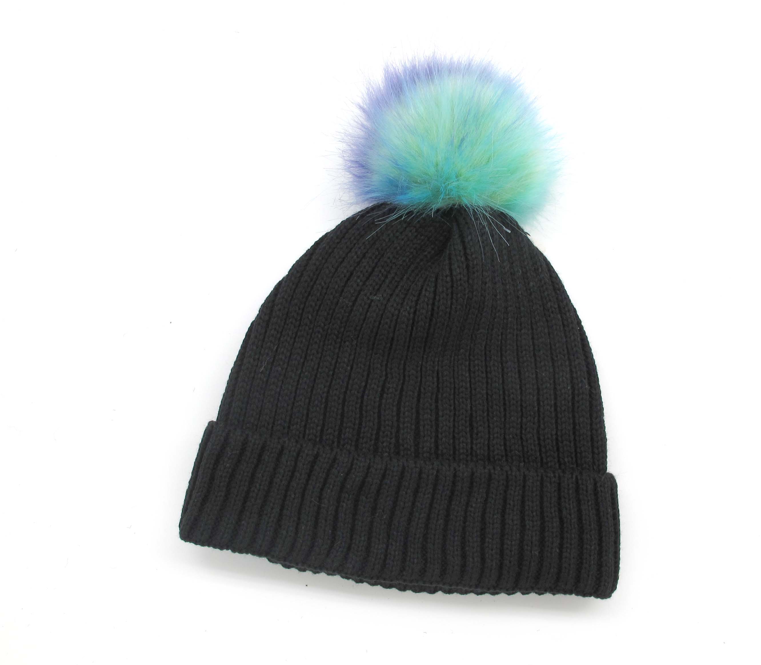 GORRO POMPON MULTICOLOR+